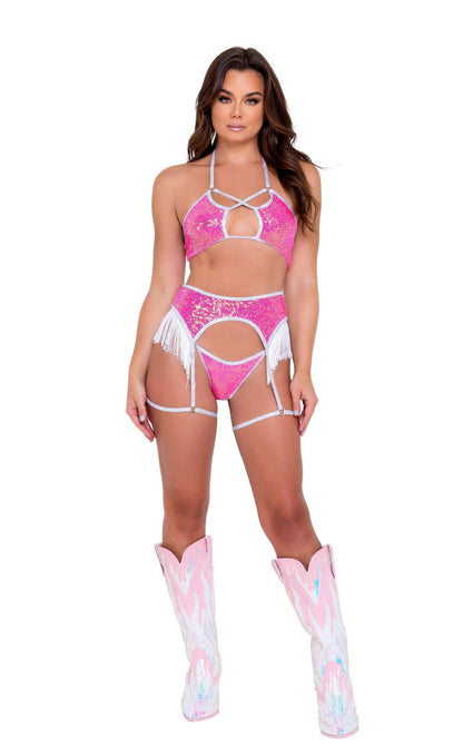 Roma Sequin Bottoms - Rave & Festival Wear.