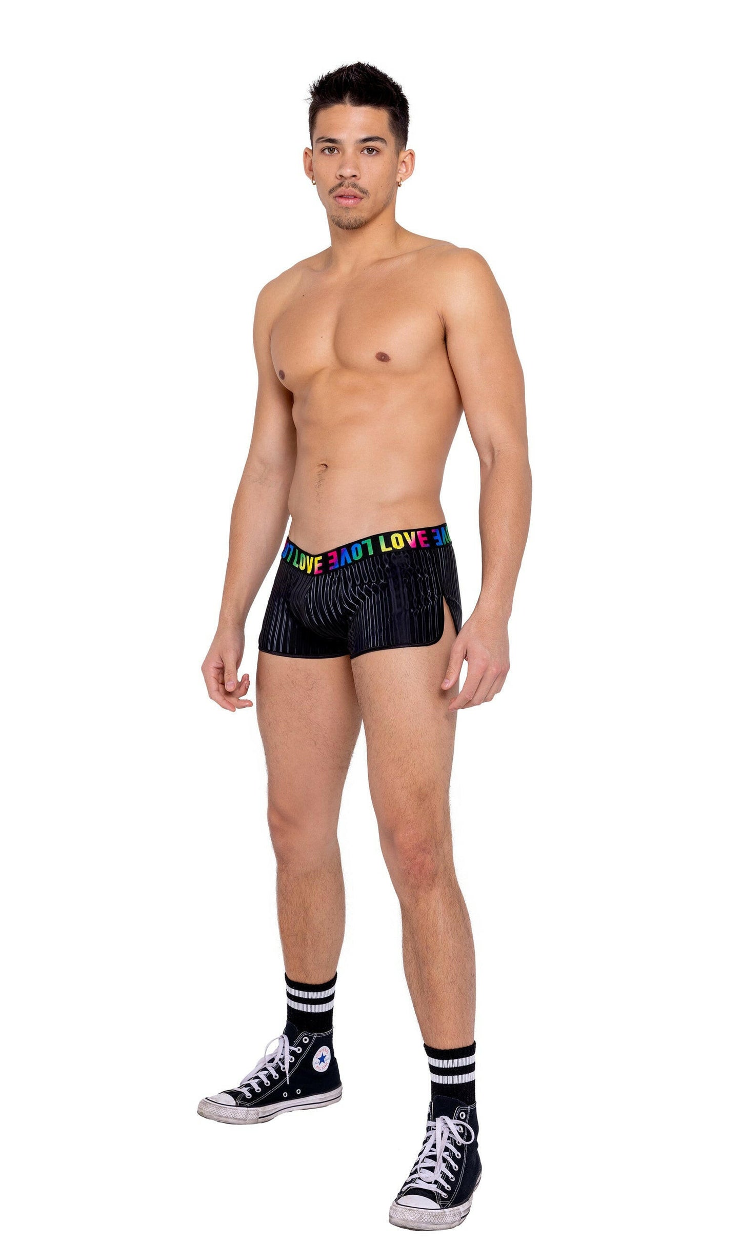 Roma Mens Pride Runner Shorts - Rave & Festival Wear.