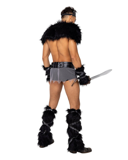 Roma 4PC Mens Viking Hunk Costume.