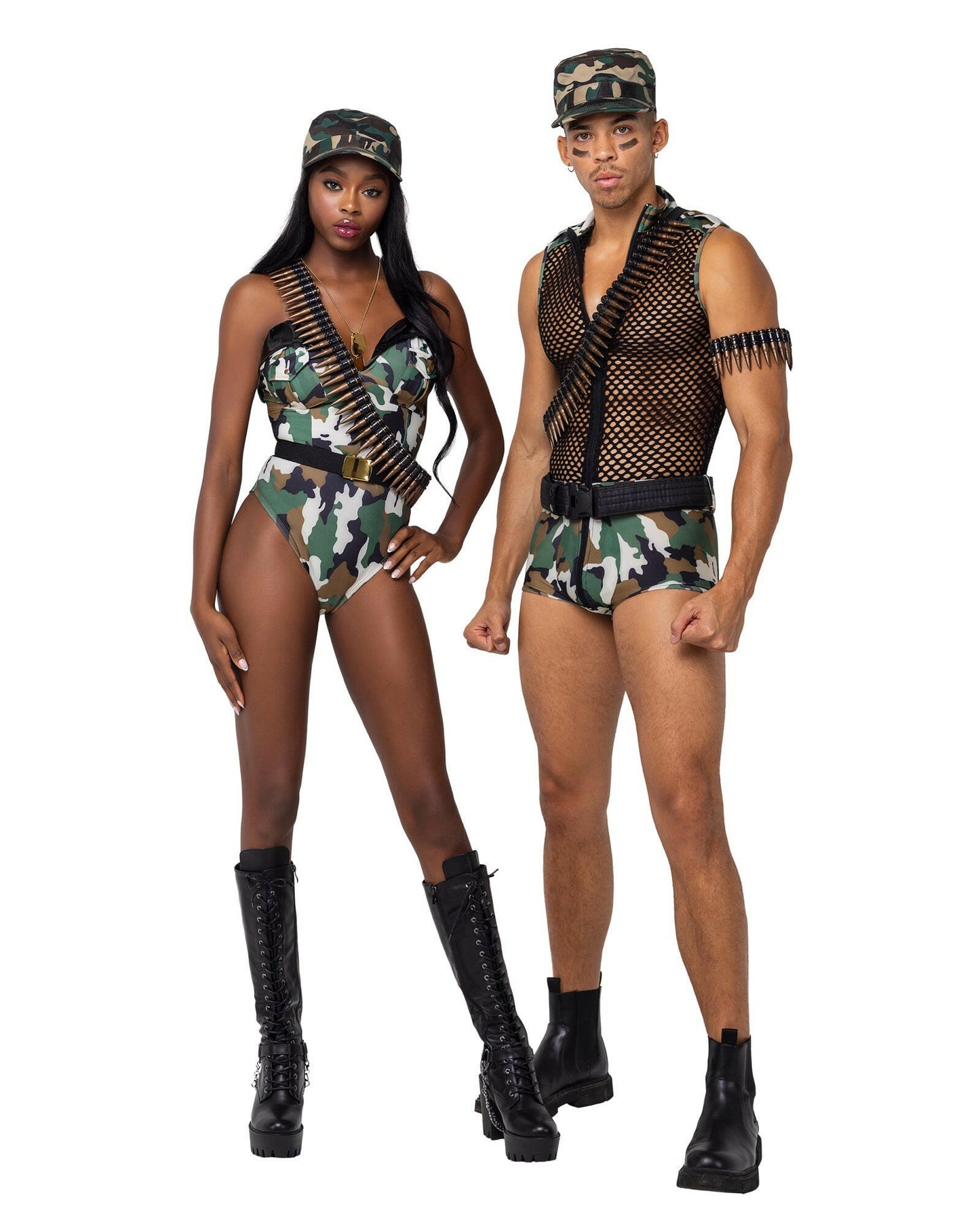 Roma Mens 3PC Sergeant Stud Army Costume.