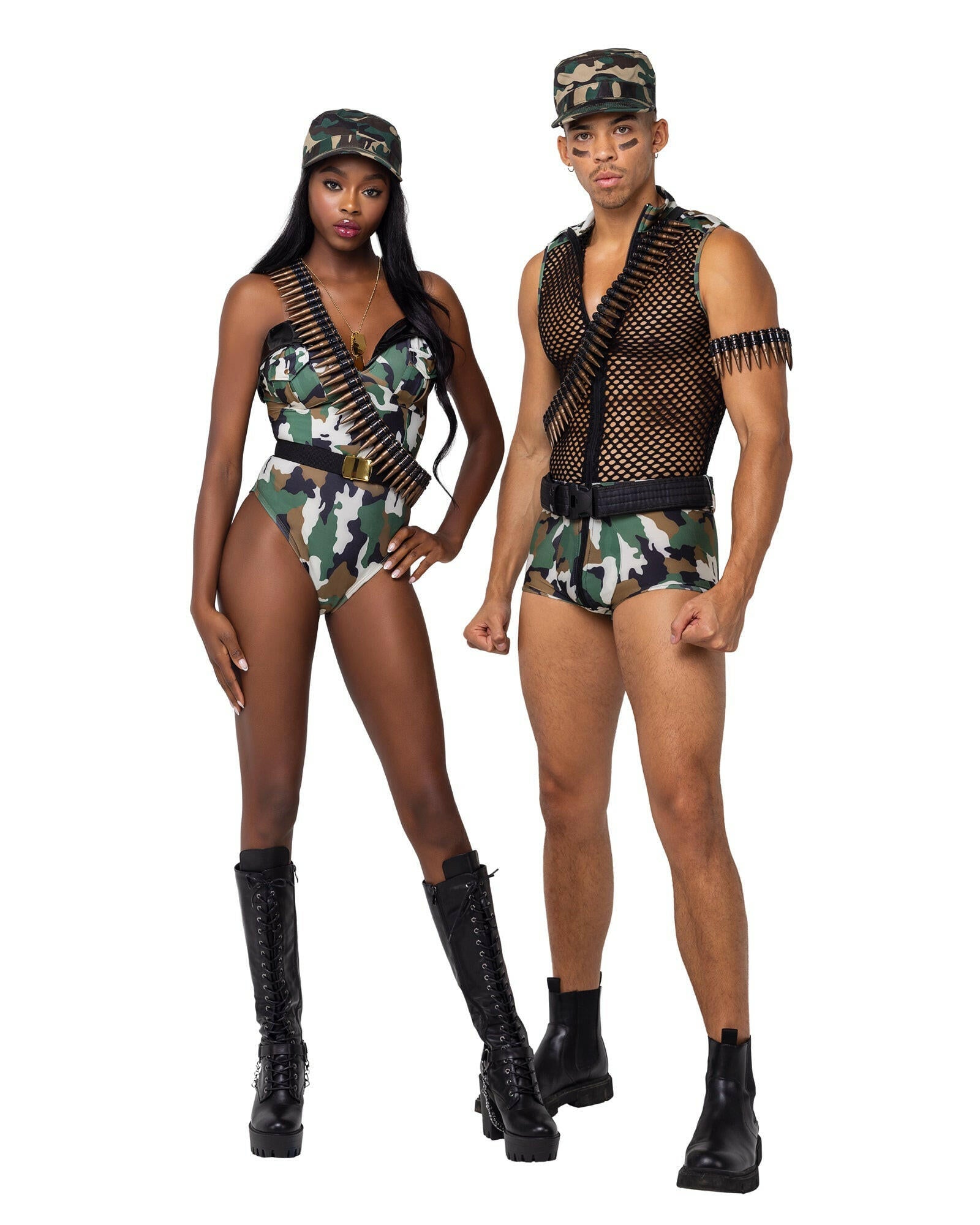 Roma Mens 3PC Sergeant Stud Army Costume.