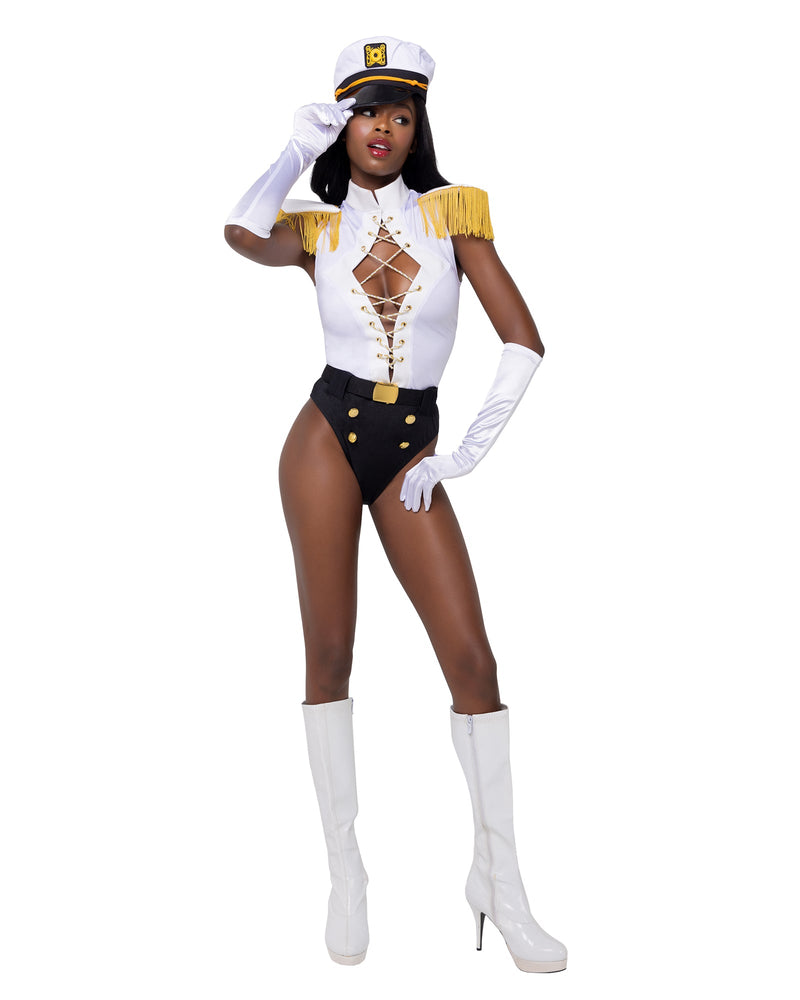 3PC Nautical Sailor Captain Costume-Roma Costume