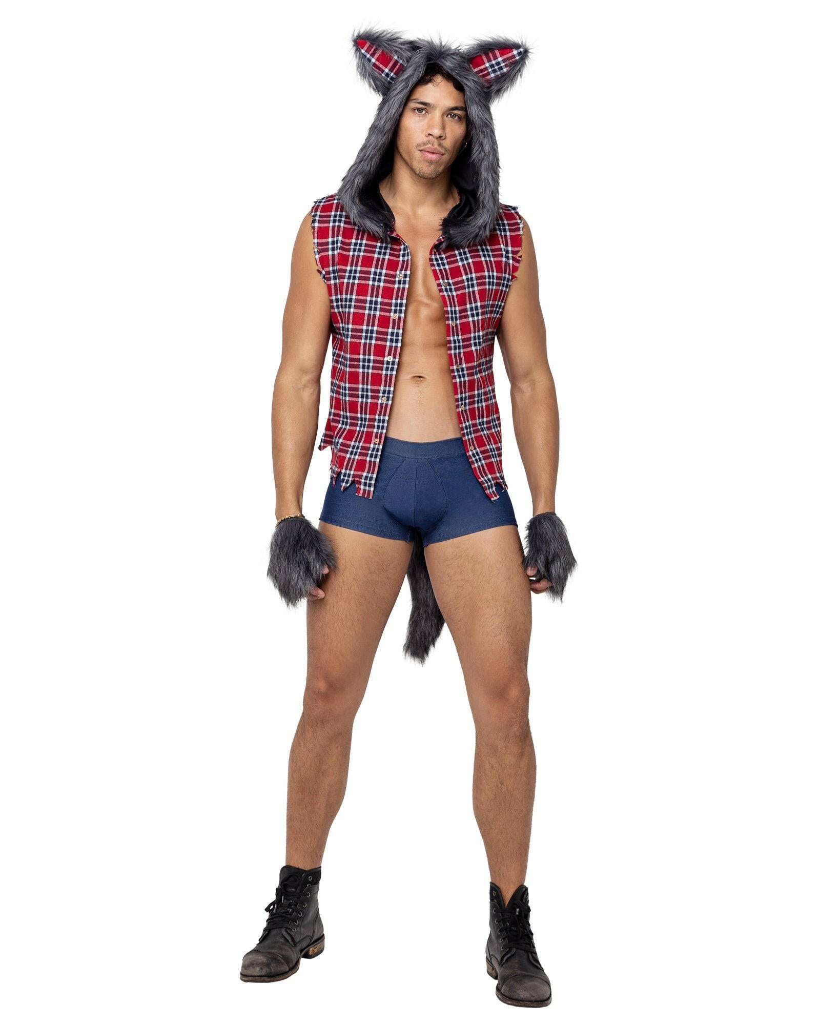 Roma 3PC Mens Full Moon Werewolf Costume.