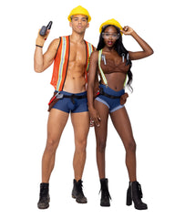 4PC Work It Construction Hottie Costume-Roma Costume
