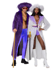 4PC High-Roller Lady Pimp Costume-Roma Costume
