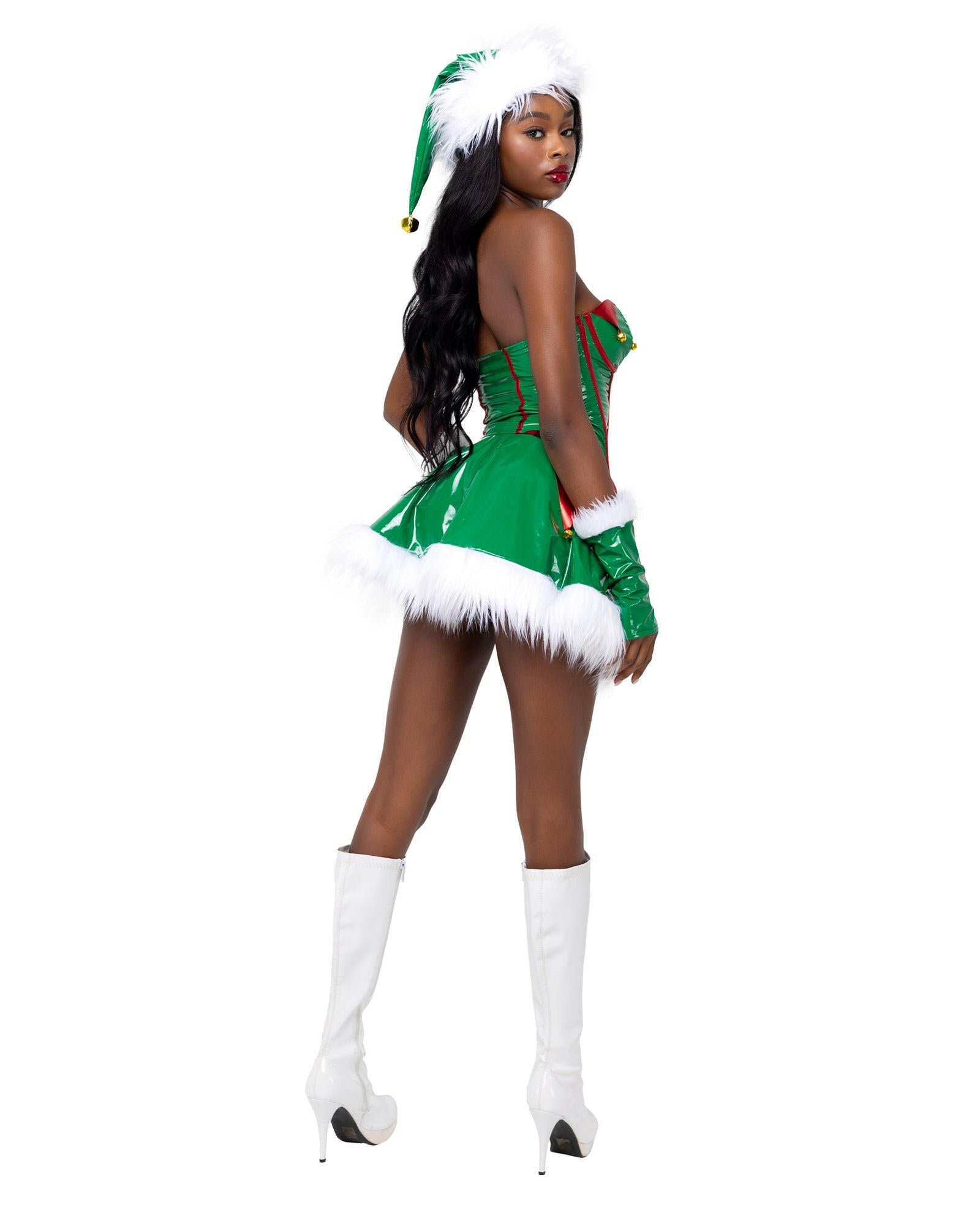 Roma 2PC Santas Elf Costume.