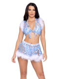 Sheer Butterfly Tie-Top - Rave & Festival Wear-Roma Costume