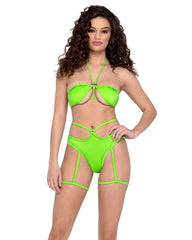 Tie-Top Bikini Top - Rave & Festival Wear-Roma Costume