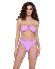 Tie-Top Bikini Top - Rave & Festival Wear-Roma Costume