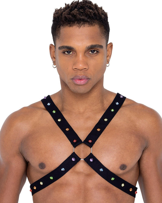 Roma Mens Pride Harness - Rave & Festival Wear.