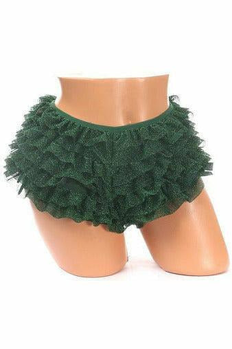 Green Glitter Ruffle Panty-Daisy Corsets