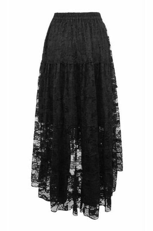 Black Lace Skirt.