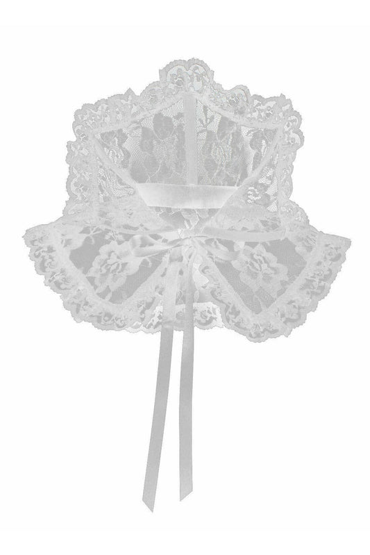 White Lace Neck Collar.