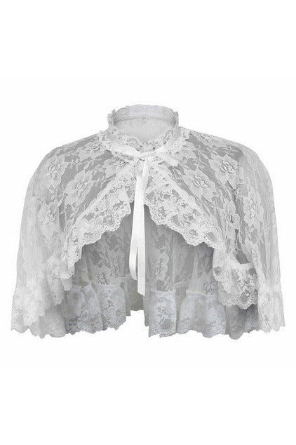 White Lace Cape.