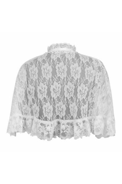 White Lace Cape.
