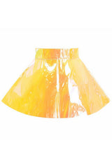 Yellow/Pink Holo Skater Skirt-Daisy Corsets