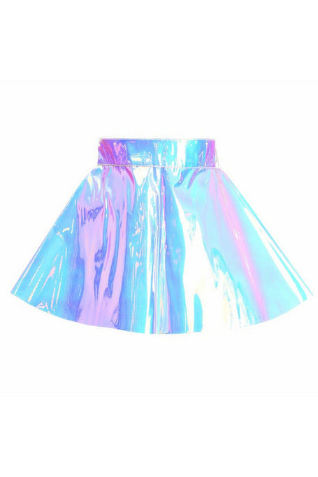 Blue/Purple Holo Skater Skirt-Daisy Corsets