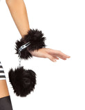 Fur Trimmed Handcuffs  - Costume Accessory-Roma Costume