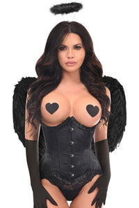Top Drawer 4 PC Pin-Up Dark Angel Corset Costume-Daisy Corsets