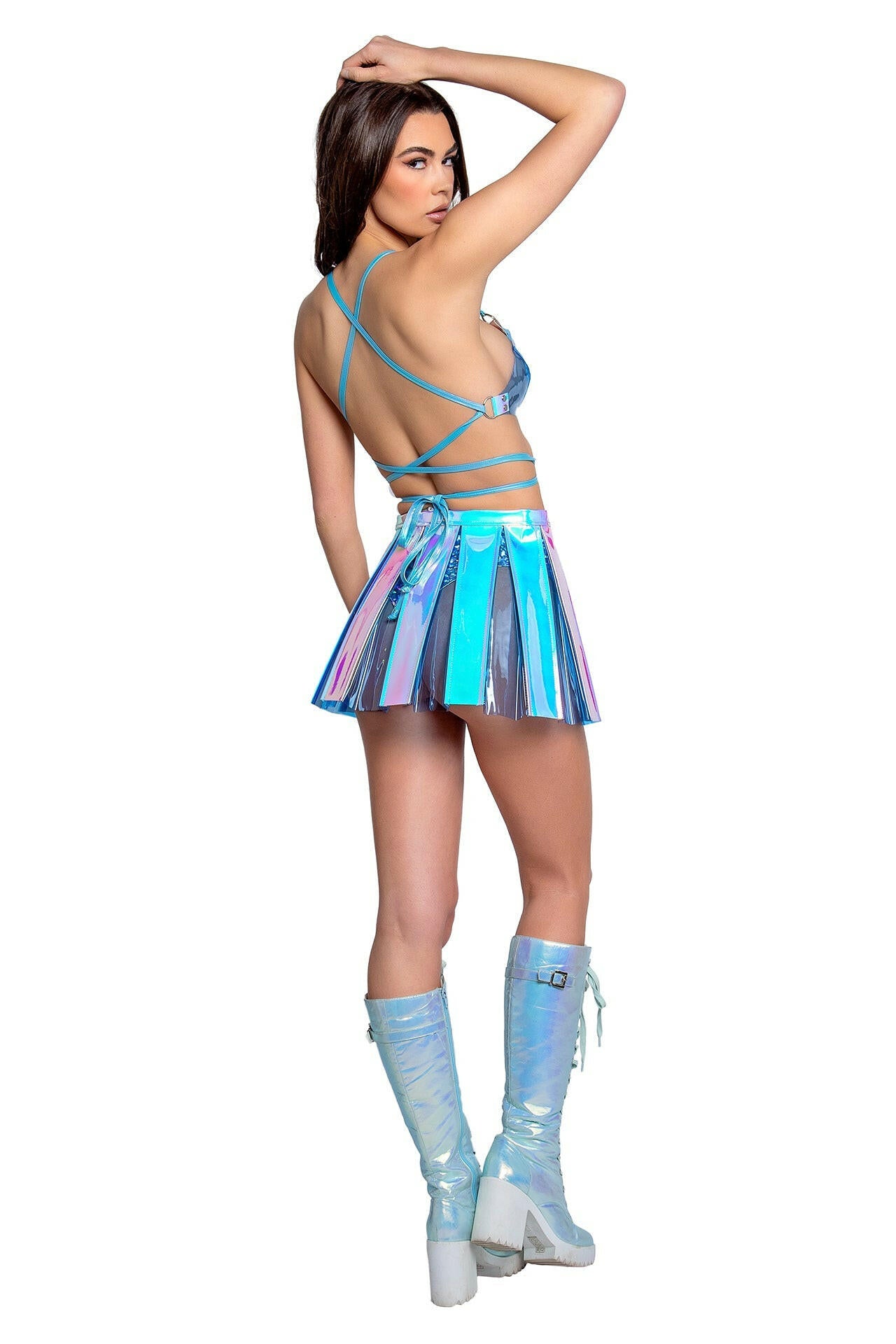 J. Valentine Vinyl Trapezoid Top - Festival Wear.