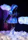 Light-Up Faux Fur Belted Skirt - Festival Wear-J. Valentine