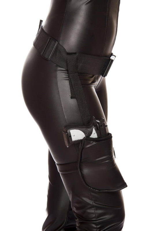 Roma Leg Holster with Connected Belt - Costume Accessory.