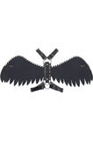Black & White Layered Wing Body Harness.