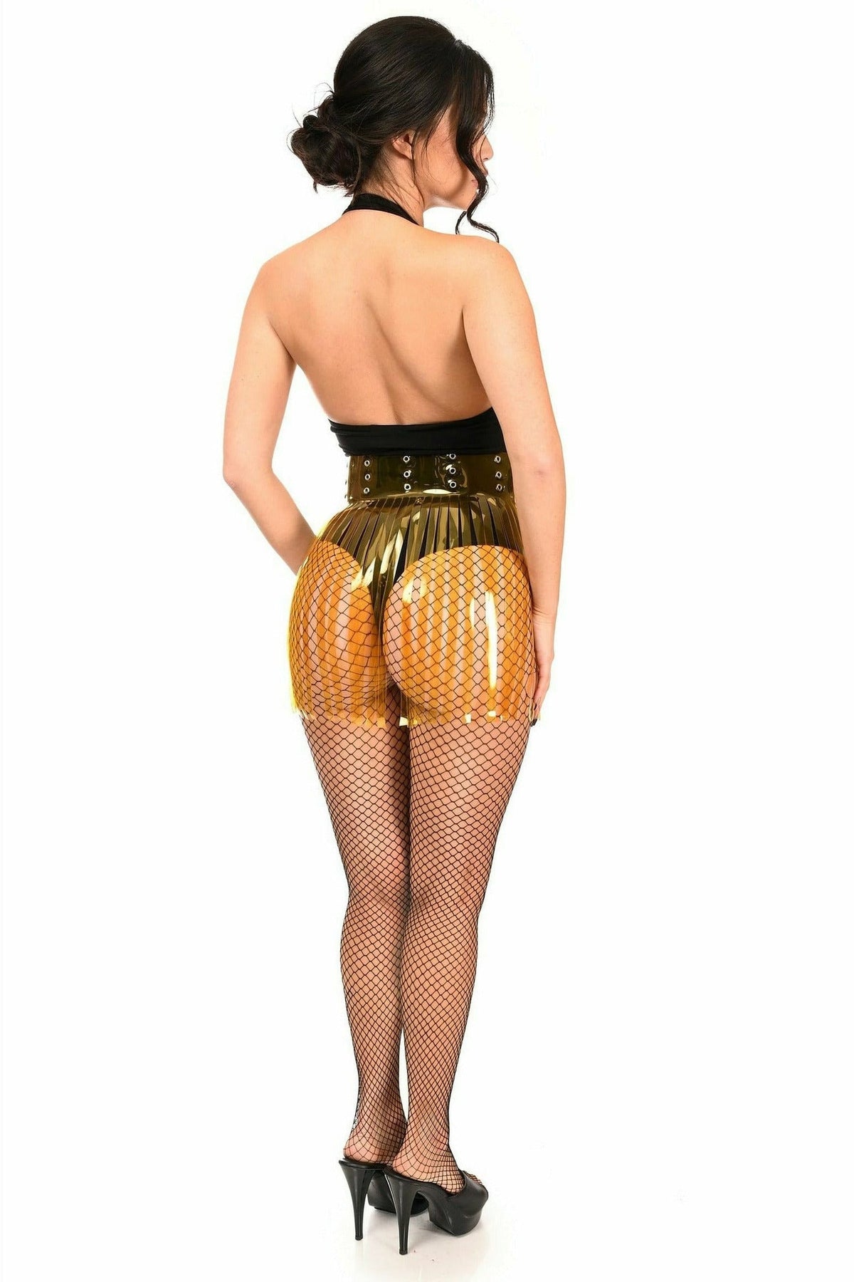 Yellow Clear Fringe Skirt-Daisy Corsets