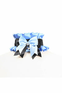 Kitten Collection Blue/Black Choker-Daisy Corsets