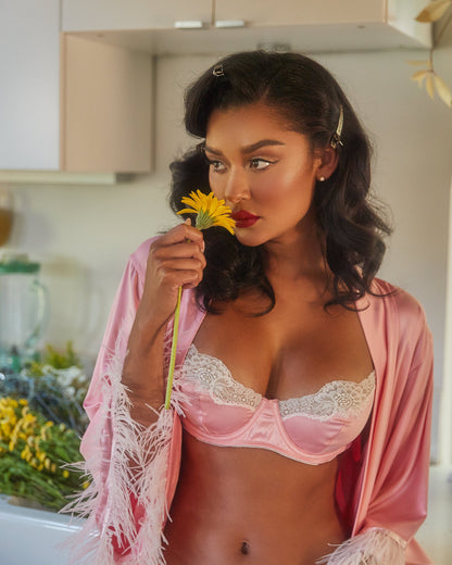 Roma 2pc Lace & Satin Underwire Bra Set Roma Confidential.