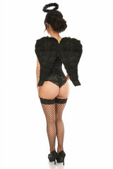Lavish 3 PC Sexy Midnight Angel Corset Costume-Daisy Corsets