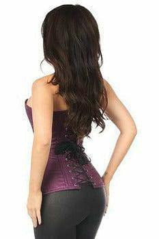 Lavish Plum Brocade Corset.