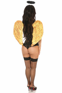 Lavish 3 PC Gothic Angel Corset Costume-Daisy Corsets