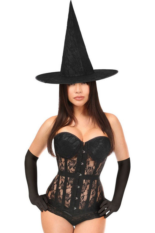Lavish 3 PC Witchcraft Vixen Corset Costume.