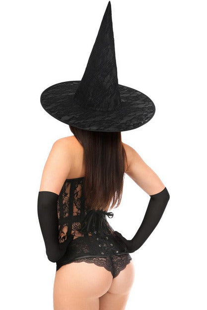 Lavish 3 PC Witchcraft Vixen Corset Costume.
