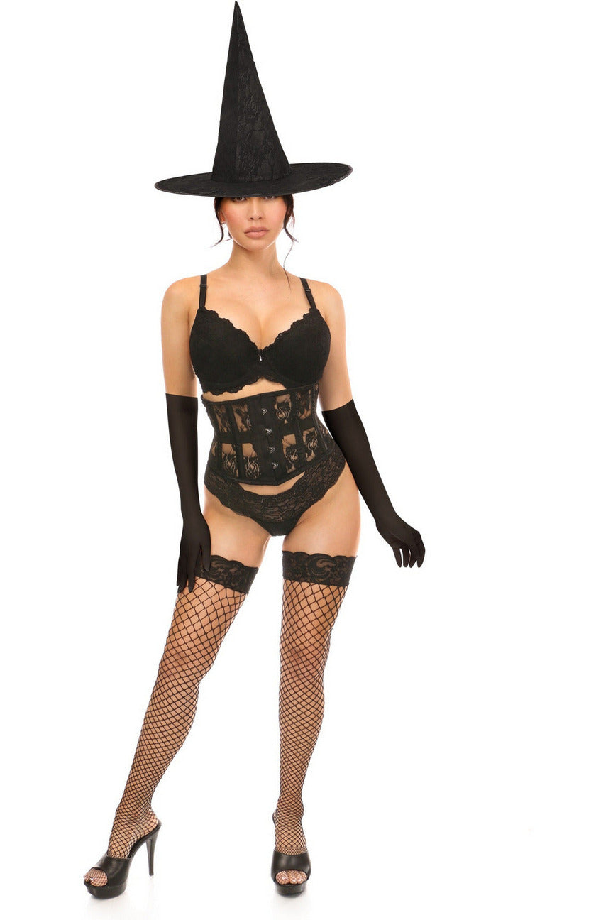 Lavish 3 PC Daring Witch Corset Costume.