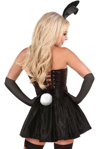 Lavish 5 PC Flirty Black Bunny Corset Costume-Daisy Corsets