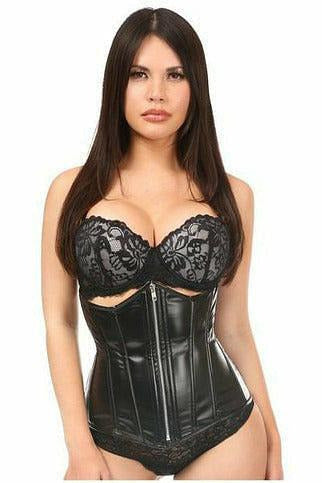 Lavish Wet Look Under Bust Corset.
