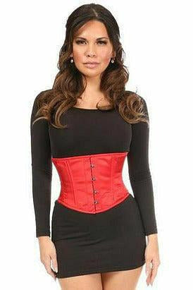 Lavish Red Satin Mini Cincher.
