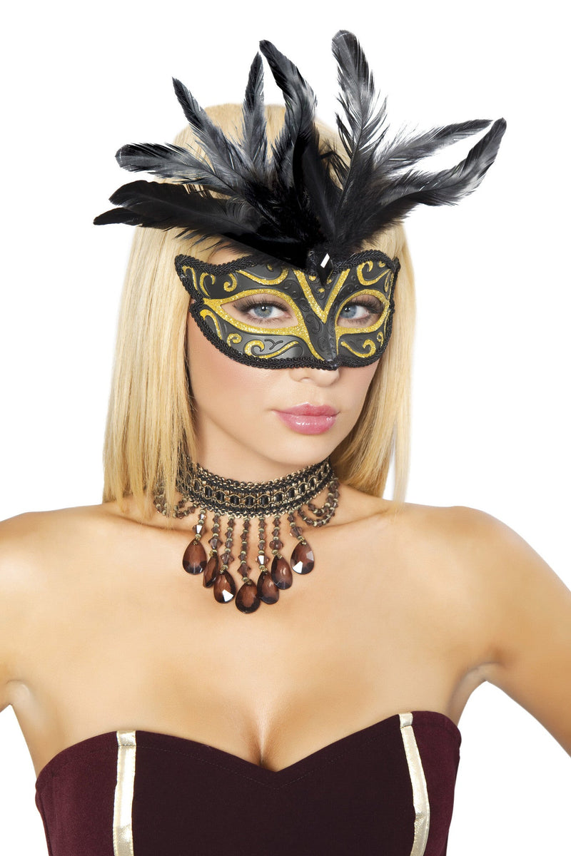 Masquerade Mask  - Costume Accessory-Roma Costume