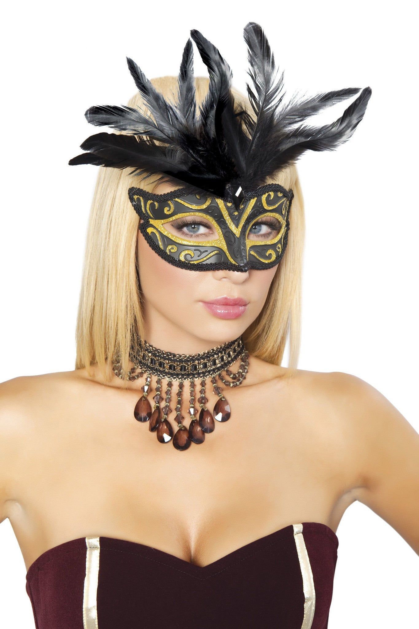 Roma Masquerade Mask  - Costume Accessory.