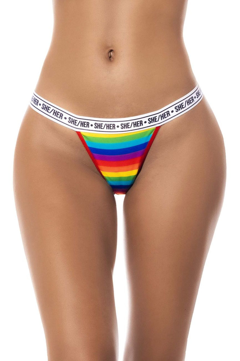 Mapale A Rainbow Thong Color As Shown-Mapale