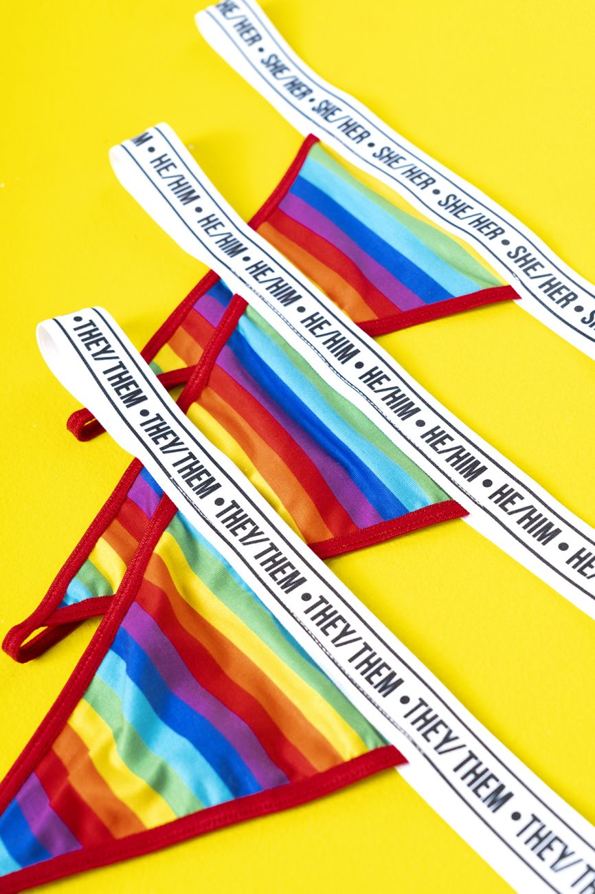 Mapale C Rainbow Thong Color As Shown-Mapale