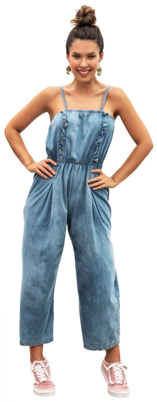 Mapale Jumpsuit Color Chambray-Mapale