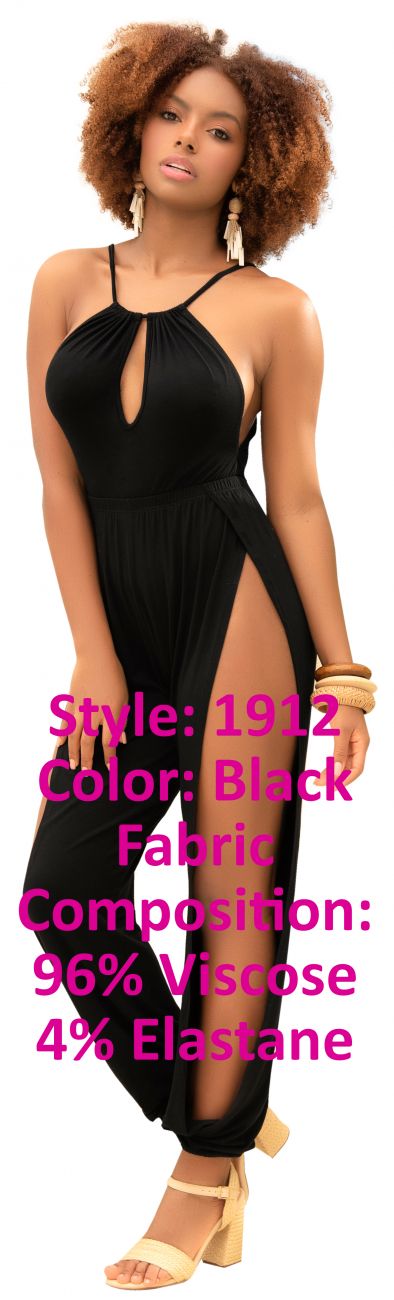 Mapale Jumpsuit Color Black-Mapale
