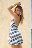 Mapale Dress Color Stripes-Mapale