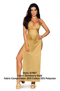 Mapale Dress Color Shimmery Gold-Mapale