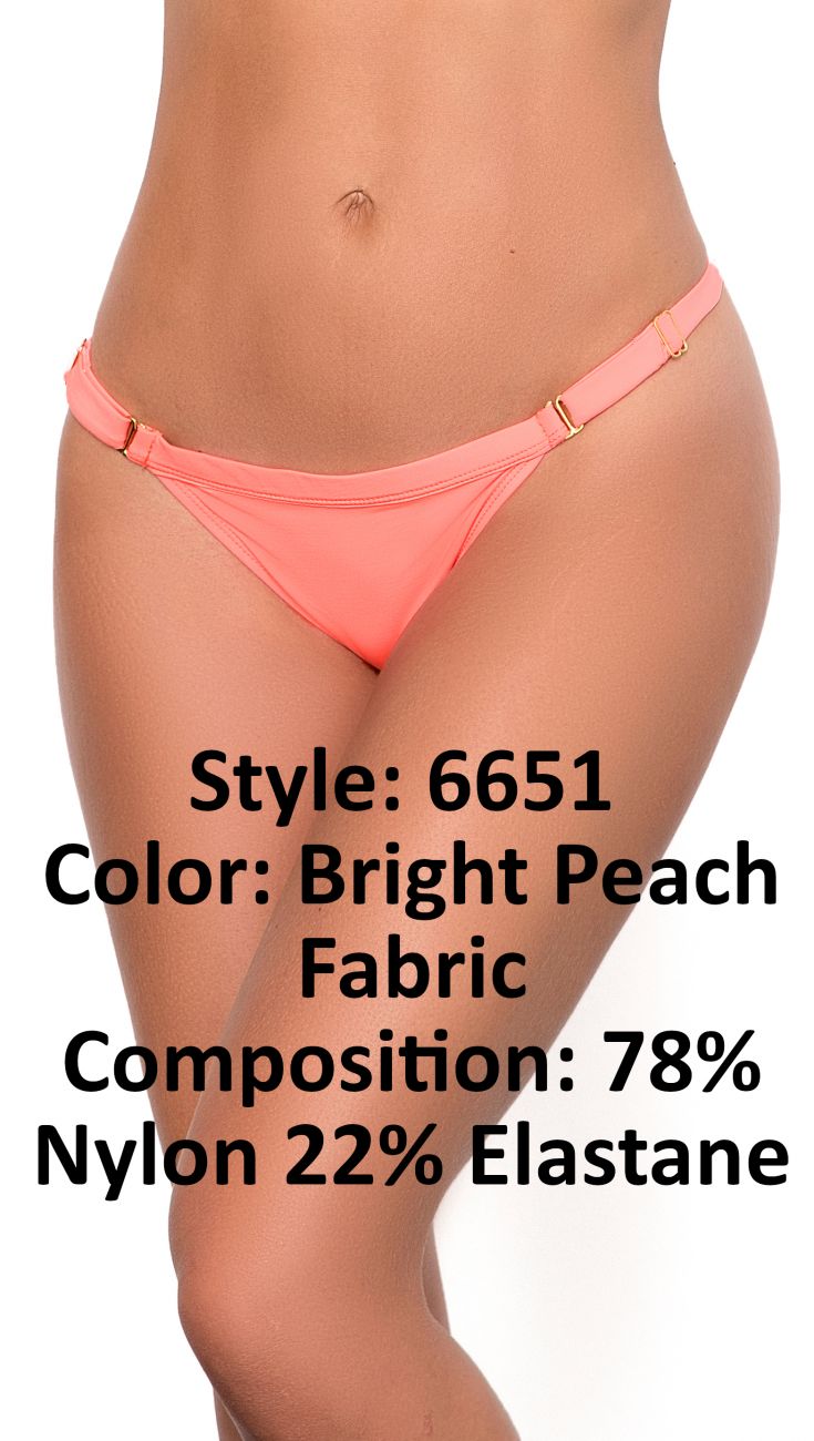 Mapale Bikini Bottom Color Bright Peach-Mapale