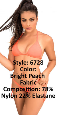 Mapale Two Piece Swimsuit Color Bright Peach-Mapale