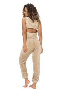 Mapale Two Piece Pajama Set Top and Pants Color Mocha-Mapale